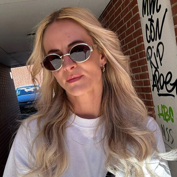 Gucci Women Sunglasses Gold Brown Round GG1854S 005 NEW AUTHENTIC - Picture 12 of 13